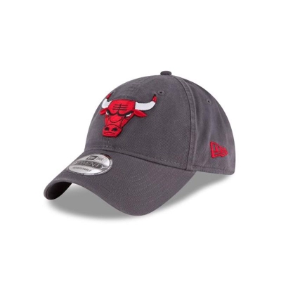 Chicago Bulls Gorra | New Era NBA Core Classic 9twenty Adjustable Cap Mexico - Grises